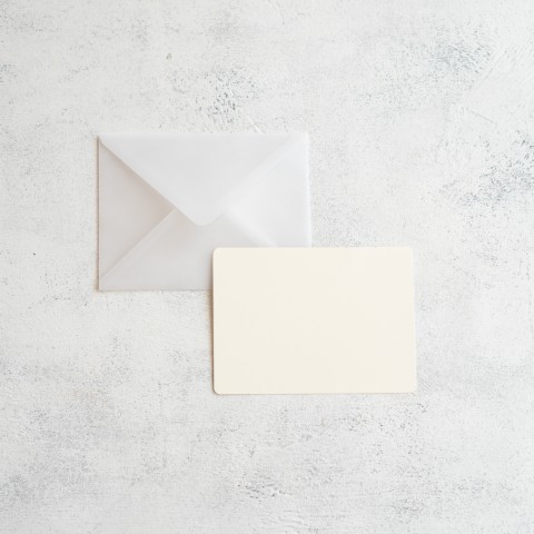 VELLUM GREETING CARD A6